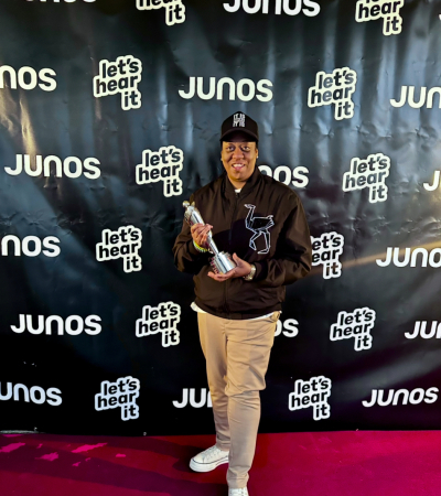 DJ JJ Rock at the JUNO Awards