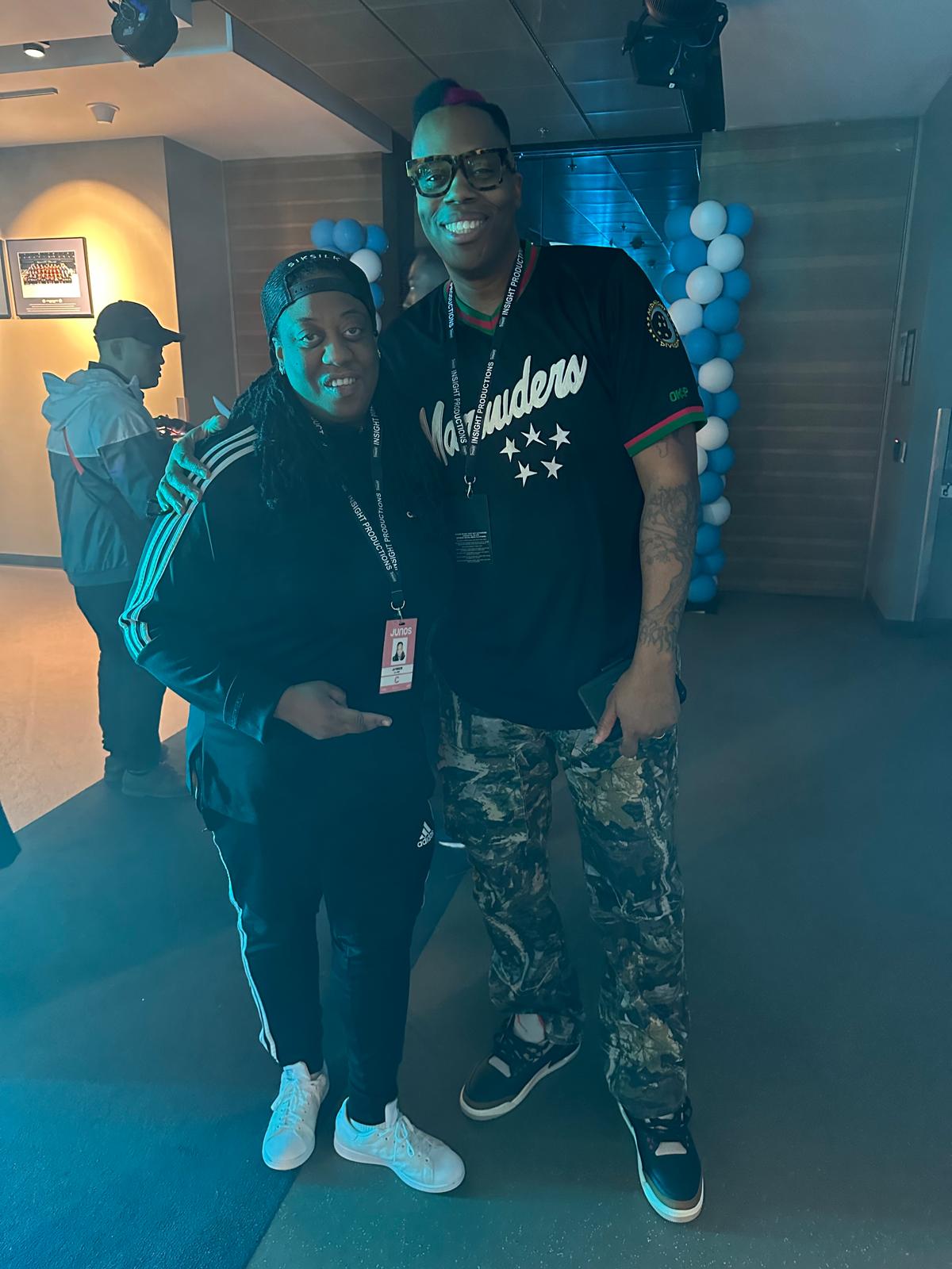 DJ JJ Rock with Kardinal Offishall