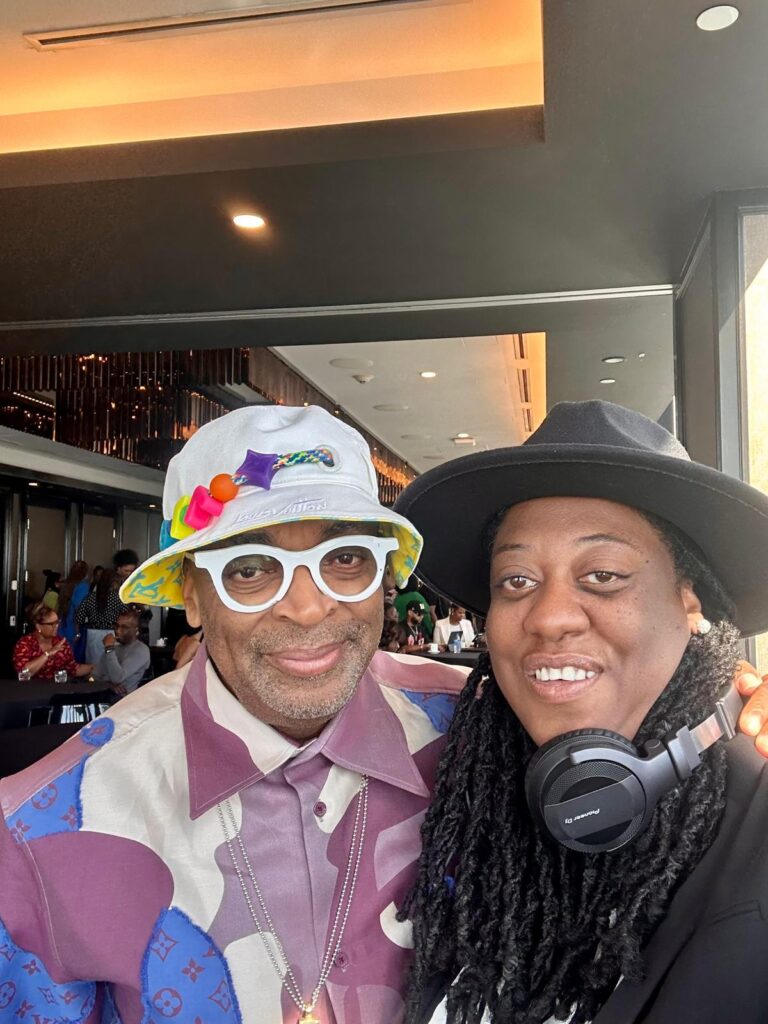 DJ JJ Rock with Spike Lee at TIFF