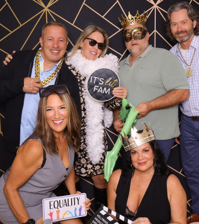 JJ Rock  – black and gold themed 50th birthday celebration in Toronto featuring red carpet experience, DJ Services, and luxury Photo Booth setup