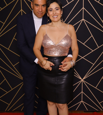 JJ Rock  – black and gold themed 50th birthday celebration in Toronto featuring red carpet experience, DJ Services, and luxury Photo Booth setup