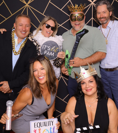 JJ Rock  – black and gold themed 50th birthday celebration in Toronto featuring red carpet experience, DJ Services, and luxury Photo Booth setup