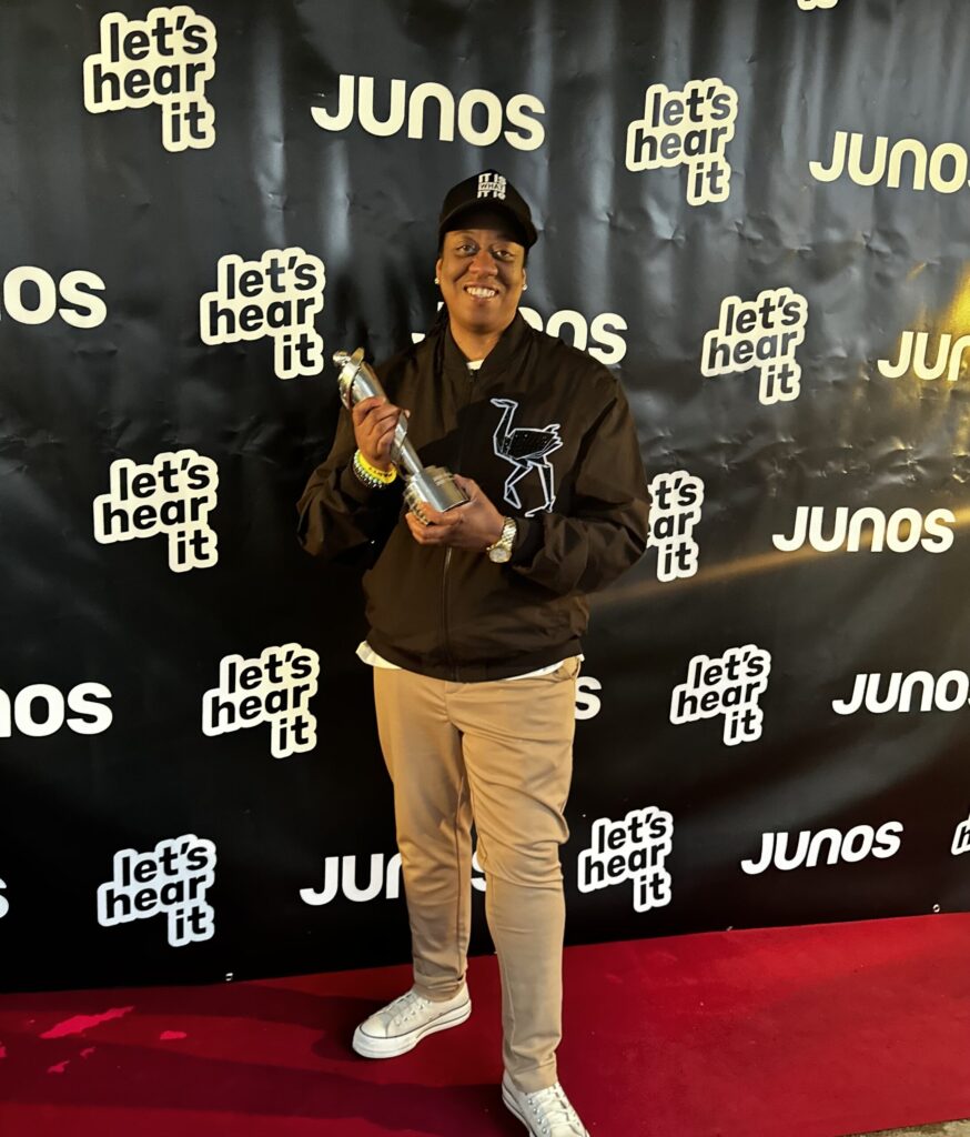 JJ Rock at the Juno Awards 2025 Vancouver, Toronto Female DJ