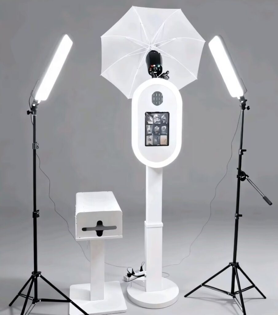 JJ Rock Entertainment Group digital photo booth setup for events in Toronto, Barrie, Innisfil, Vaughan